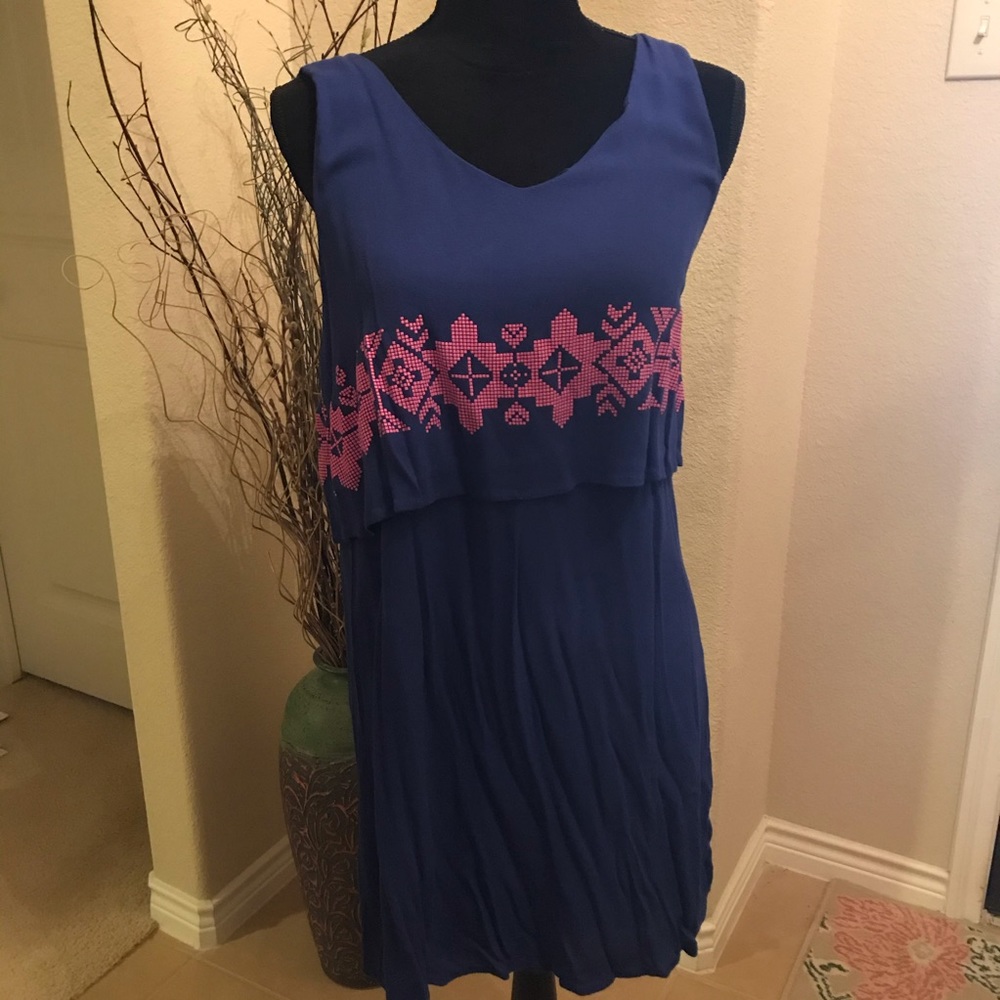 Aztec Print Dress Sz L